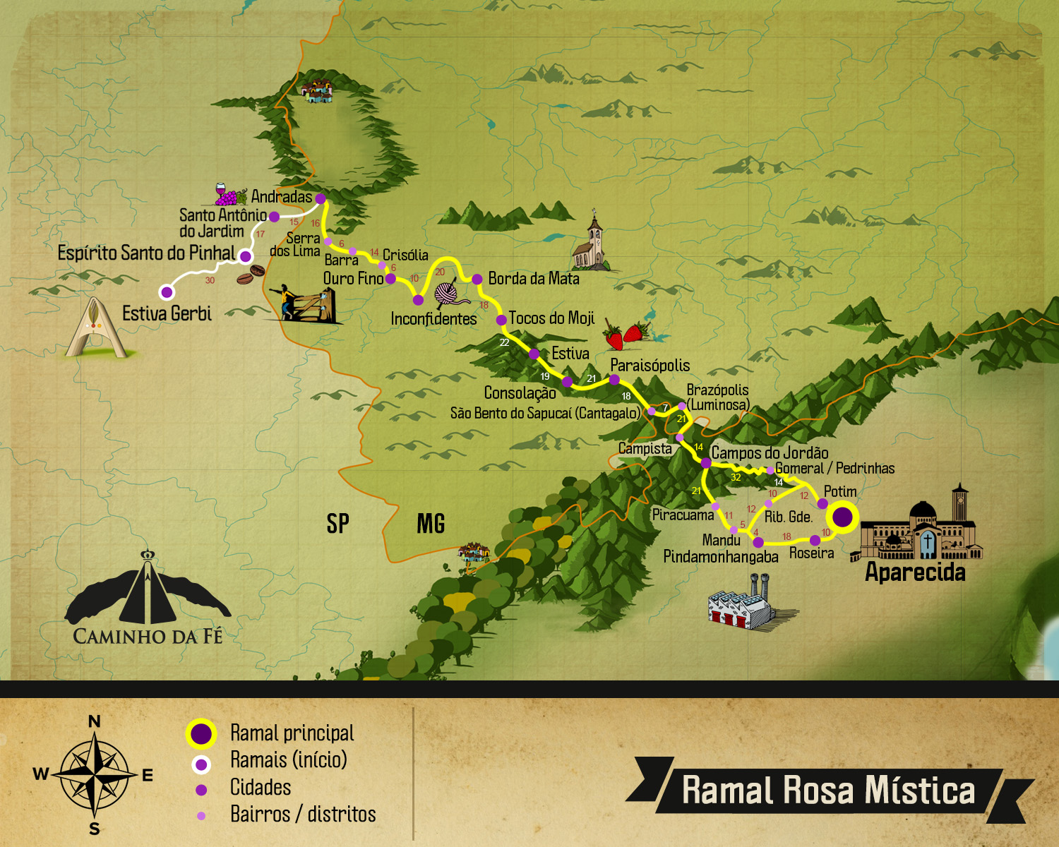 Ramal Rosa Mística (Estiva Gerbi)