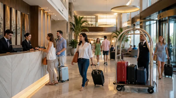 Empregos gerados pelo turismo