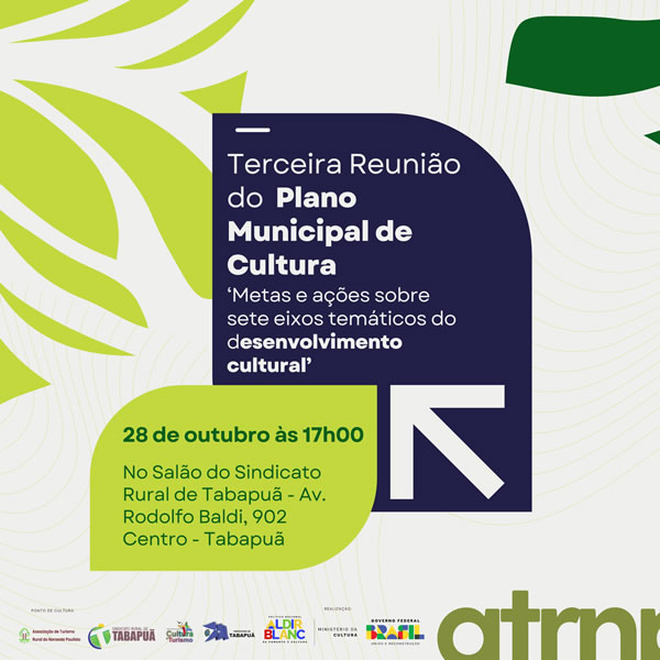 terceira reuniao plano da cultura