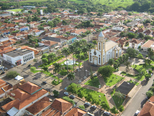 Vista aérea da cidade de Uchoa